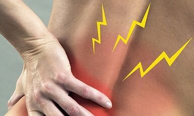 Síntomas de osteocondrosis lumbar